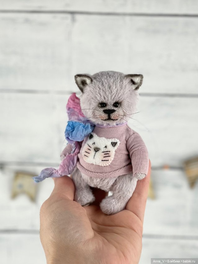 Кошечка Лилу — Авторские мишки Тедди и друзья: фото (фото 2)