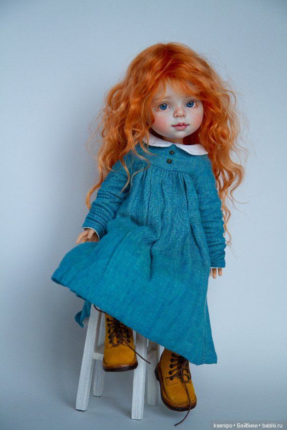 Веснушка. ООАК куколки Паола Рейна Paola Reina (фото 7)