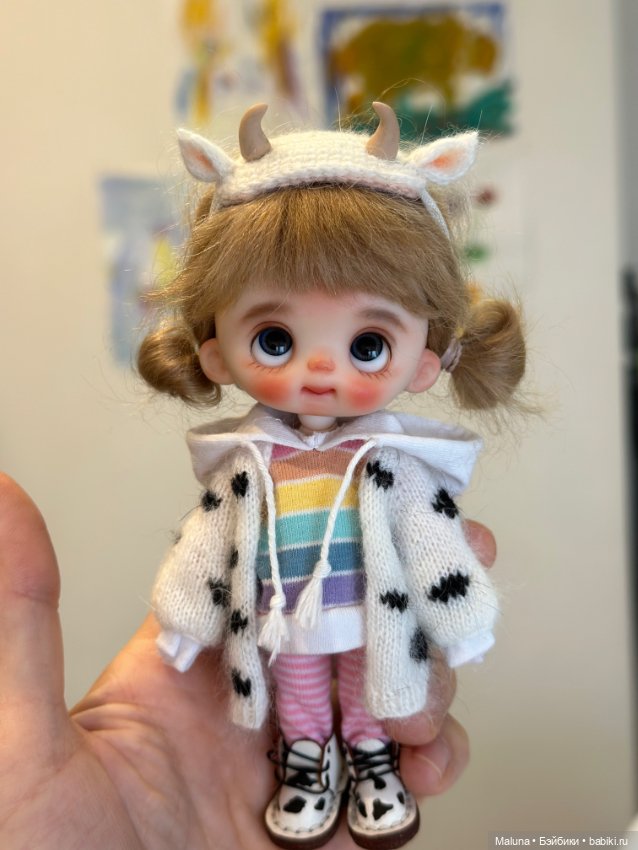 Малышка Му Му ob11 — Домашние фото авторских кукол: личные коллекции (фото 7)