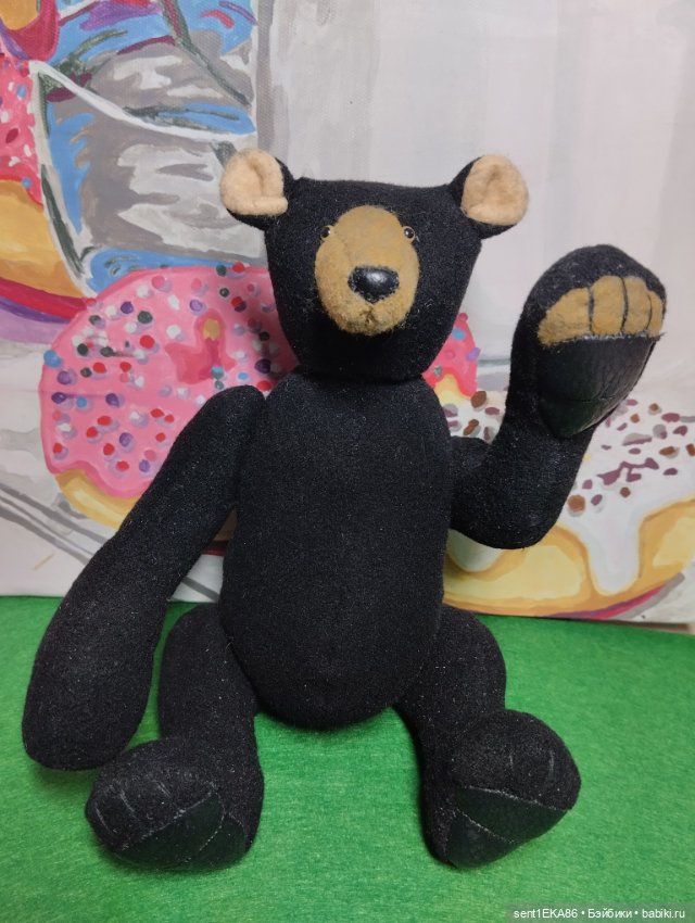 Как вам новый мишка — Авторские игрушки из разных материалов: синельная проволока (фото 9)