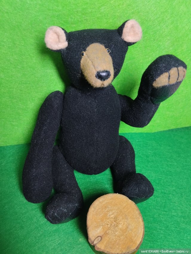 Как вам новый мишка — Авторские игрушки из разных материалов: синельная проволока (фото 6)