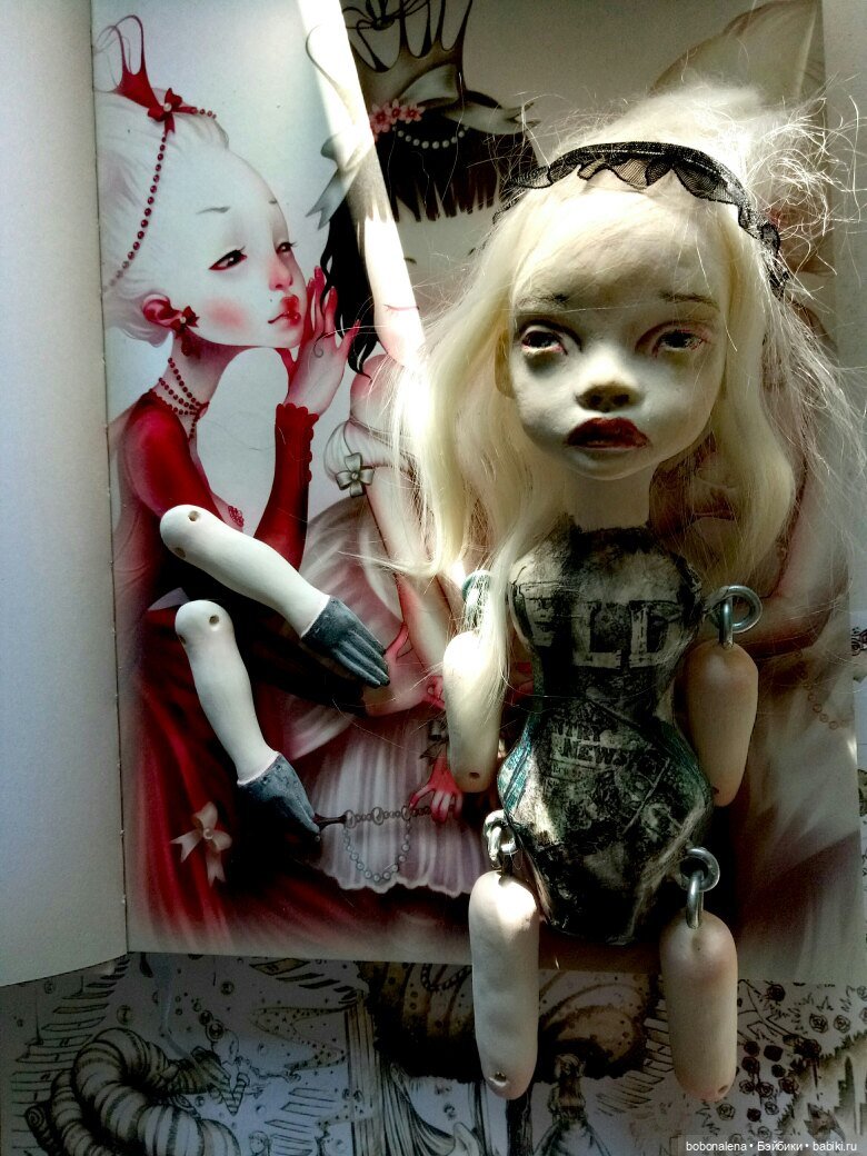 Март. Пока не получилось — Лепка авторских кукол: полимерная глина (фото 6)