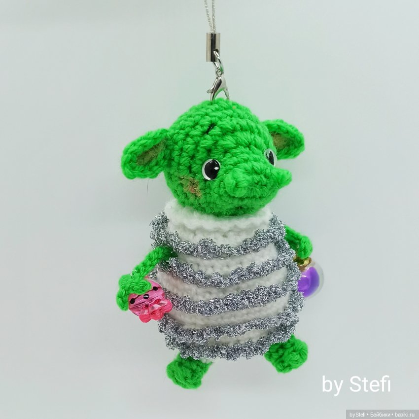 Дракончик. Ёлочная игрушка (фото 6)