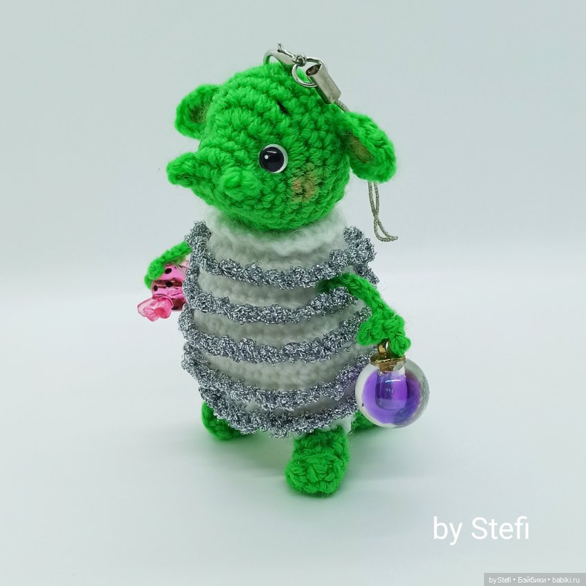 Дракончик. Ёлочная игрушка (фото 2)