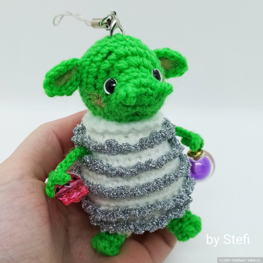 Дракончик. Ёлочная игрушка (фото 5)