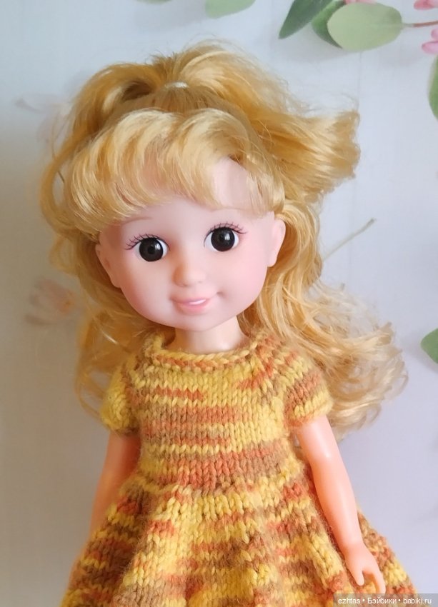 Новое меланжевое платье — Одежда и обувь для кукол своими руками: фото