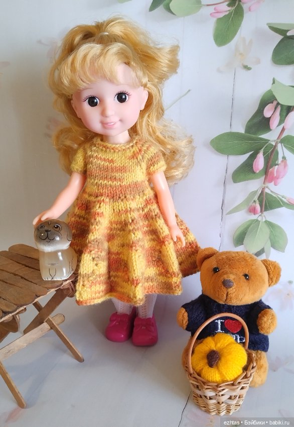 Новое меланжевое платье — Одежда и обувь для кукол своими руками: фото (фото 3)
