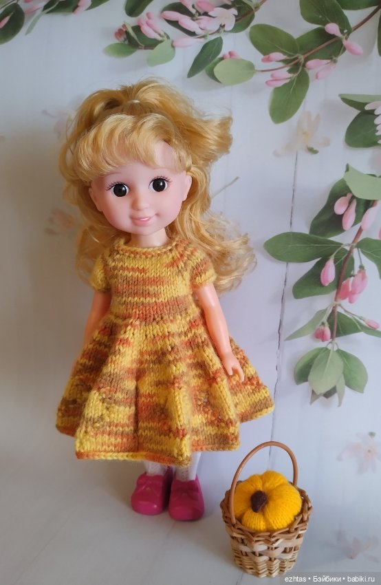 Новое меланжевое платье — Одежда и обувь для кукол своими руками: фото (фото 10)