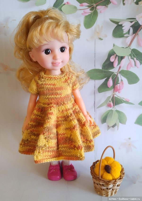 Новое меланжевое платье — Одежда и обувь для кукол своими руками: фото (фото 5)