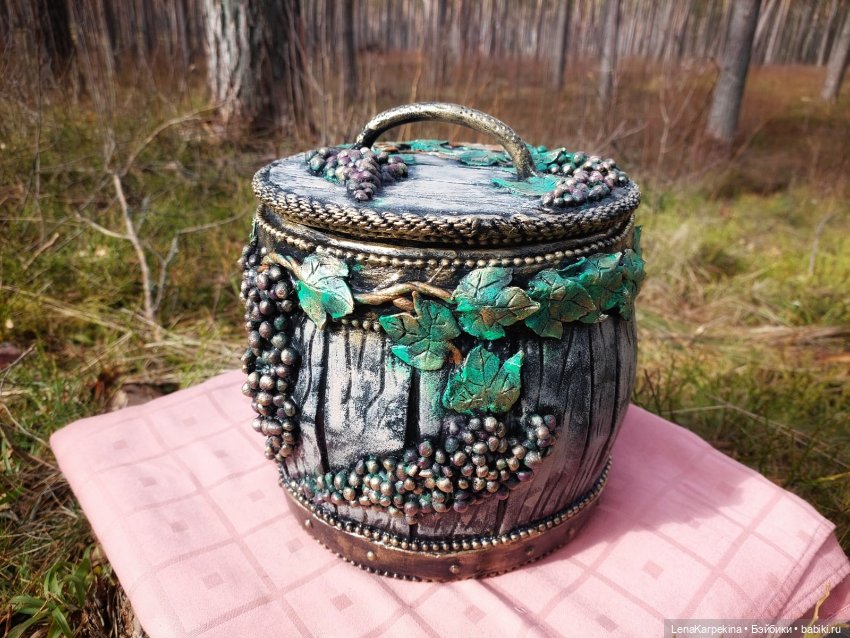 Боченок с виноградом — Другие хобби и увлечения: сад