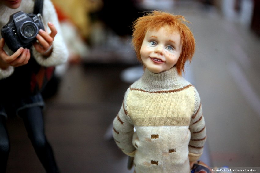 "Посетители кукольной выставки" на выставке "Куклы с характером. Перезагрузка" (фото 5)