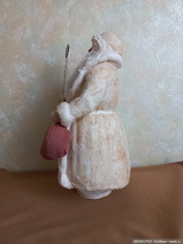 Ватный Дед Мороз (стилизация ретро) (фото 2)