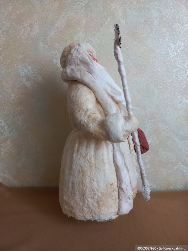 Ватный Дед Мороз (стилизация ретро) (фото 4)