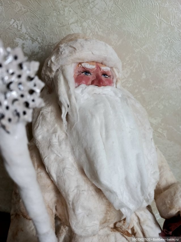 Ватный Дед Мороз (стилизация ретро)