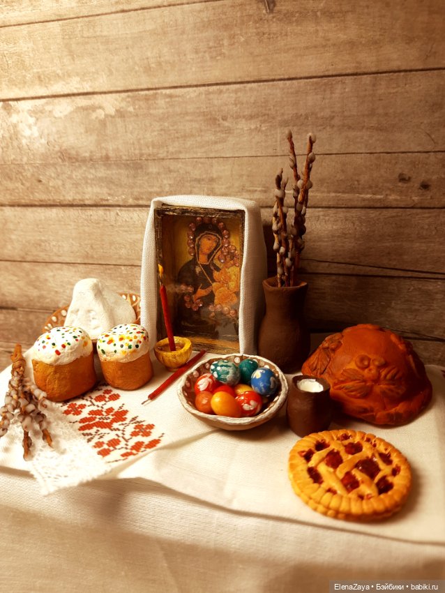 Пасха. Миниатюра — Авторские игрушки из разных материалов: синельная проволока