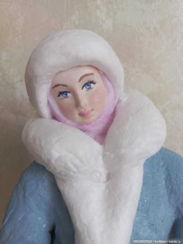 Снегурочка . Ватная игрушка