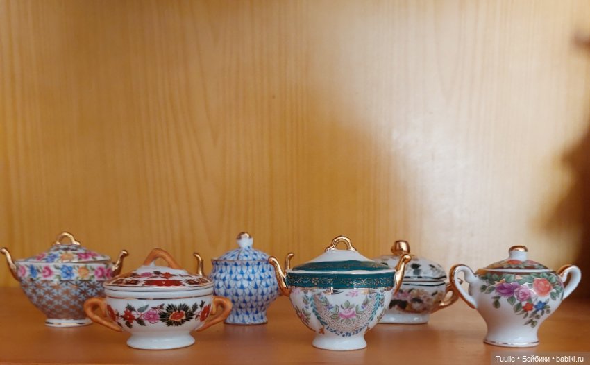 Посуда для кукол тоже должна быть прекрасна