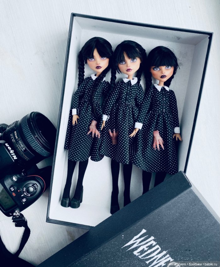 Wednesday ООАК Monster High (фото 9)