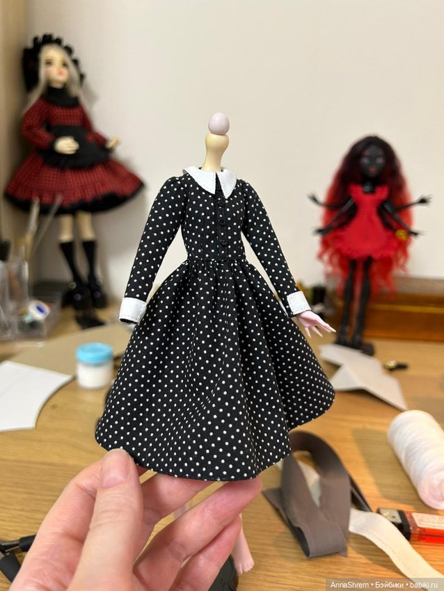 Wednesday ООАК Monster High (фото 4)