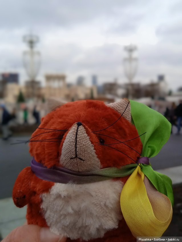 Мистер Лис. ВДНХ. Весна — Домашние фото авторских игрушек: Тедди (фото 6)