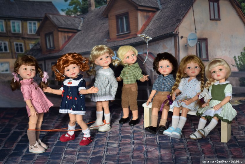 ООАК Паола Рейна, Paola Reina серия кукол Дети нашего двора, дети СССР