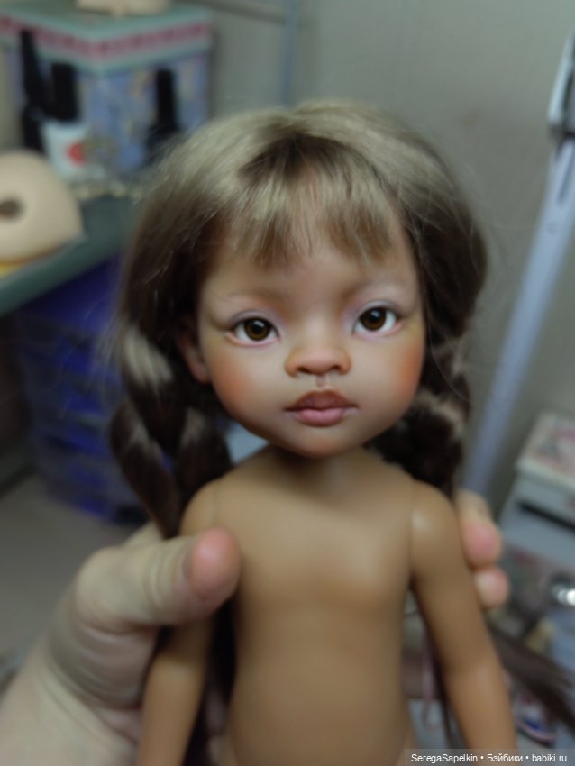 Paola Reina продолжение — ООАК Paola Reina (Паола Рейна) и испанских кукол: перерисовка (фото 6)