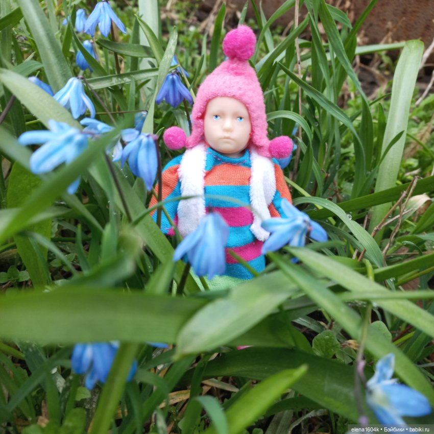 Весна..подснежники — Куклы Минимир (Minimir): Пупсы 7 и 11 см (фото 4)