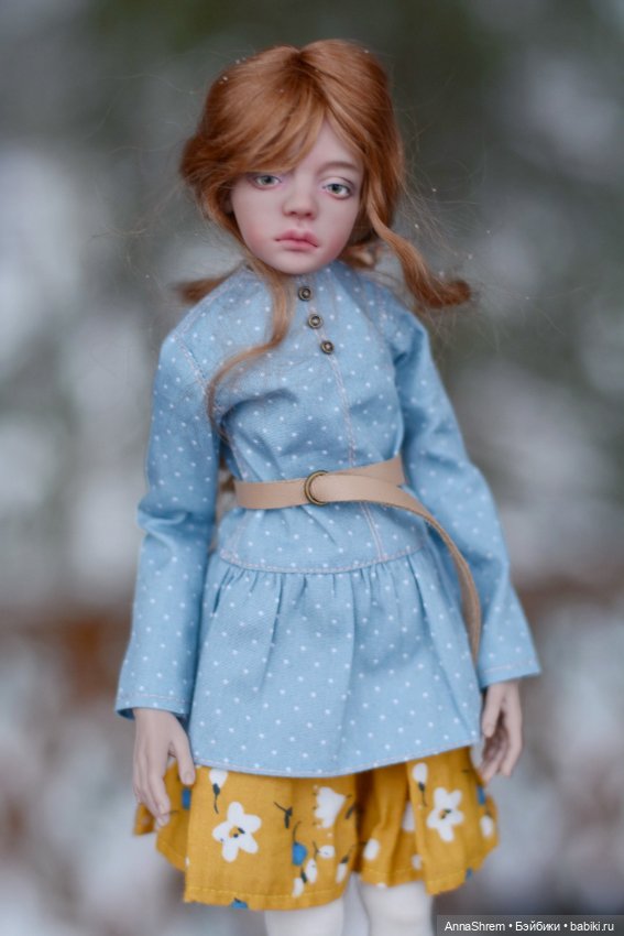 Ptichka Lora один день из жизни авторской куклы у коллекционера