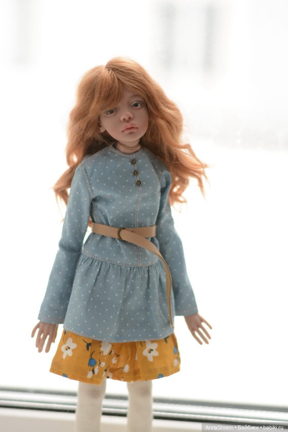 Ptichka Lora один день из жизни авторской куклы у коллекционера (фото 7)