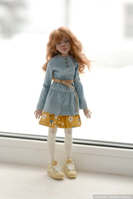 Ptichka Lora один день из жизни авторской куклы у коллекционера (фото 8)