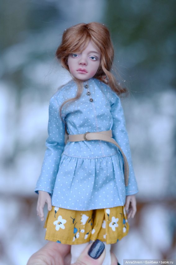 Ptichka Lora один день из жизни авторской куклы у коллекционера (фото 10)