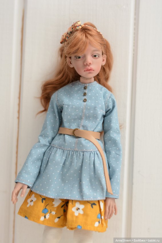 Ptichka Lora один день из жизни авторской куклы у коллекционера