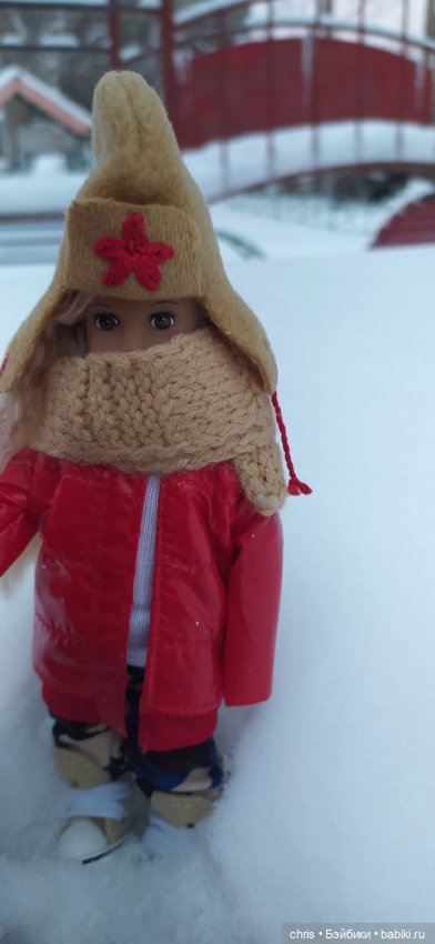 American girl mini. Прогулка