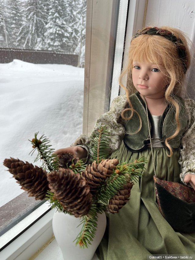 Корзина с еловыми шишками (фото 3)