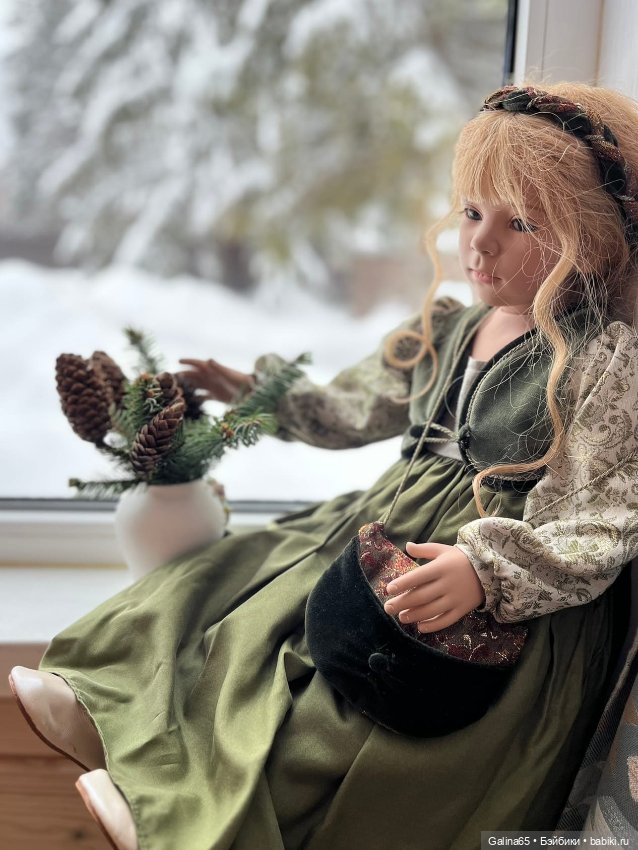 Корзина с еловыми шишками (фото 2)