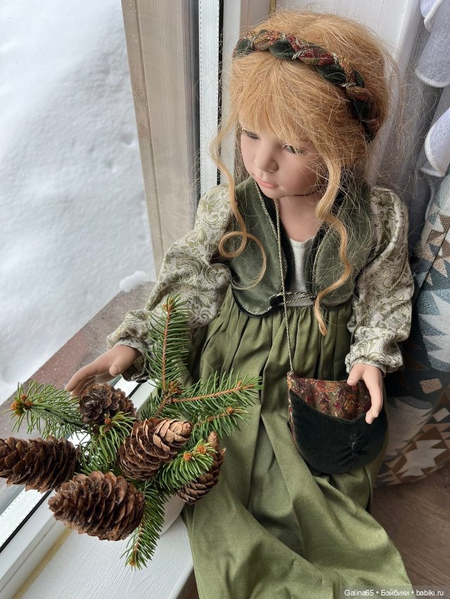 Корзина с еловыми шишками (фото 6)