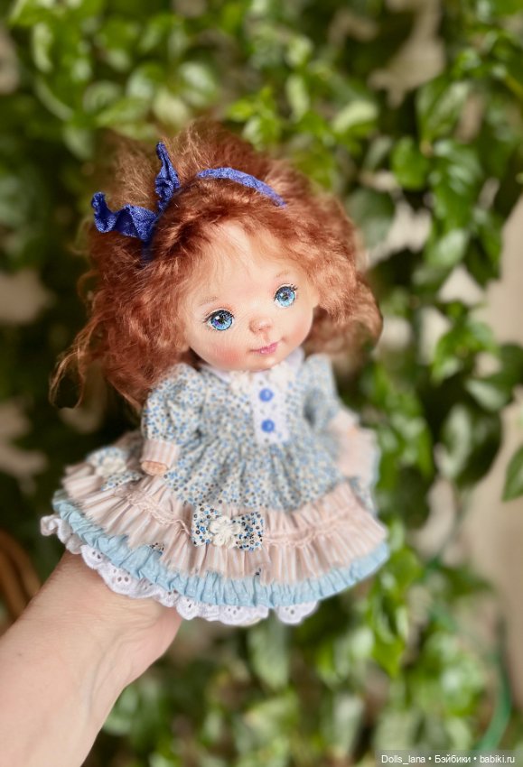 Интерьерная текстильная кукла (фото 2)