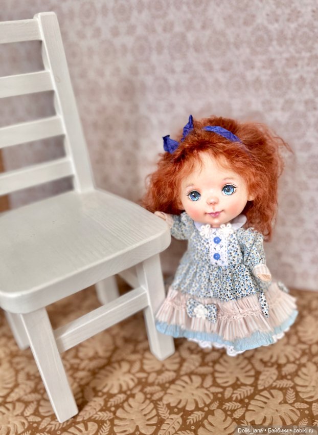 Интерьерная текстильная кукла (фото 6)