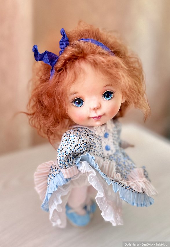 Интерьерная текстильная кукла