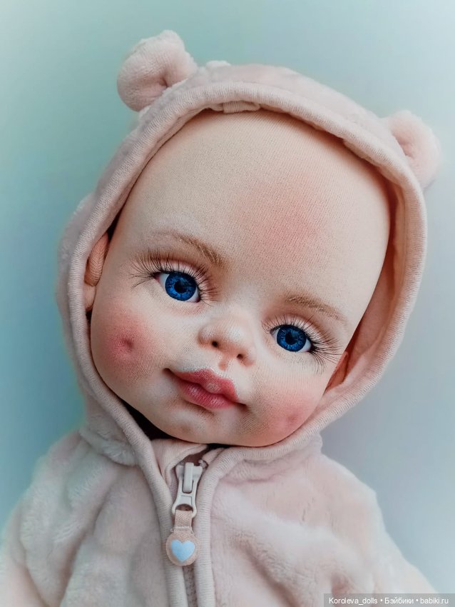 Девочка в голубом — Авторские текстильные куклы: Вальдорфские (фото 9)