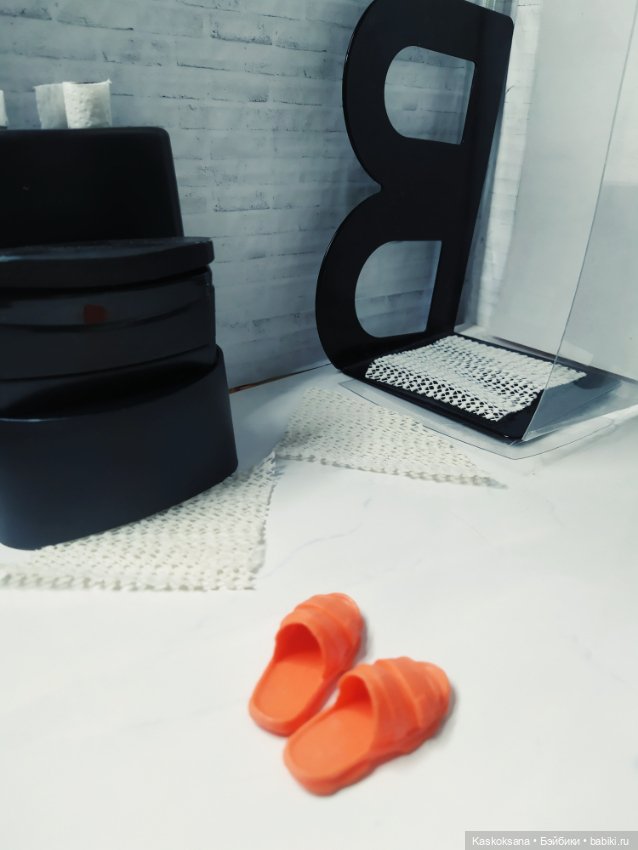 Душевая в черно-белом — Кукольная миниатюра своими руками: еда