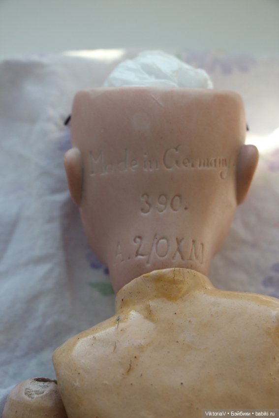 Малышка Марселька — Антикварные куклы Armand Marseille (AM): молд 390 (фото 8)