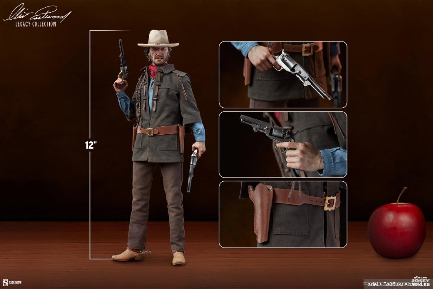 Sideshow анонсировали фигурку Джоси Уйэлса по мотивам фильма «Джоси Уэйлс — человек вне закона» (фото 10)