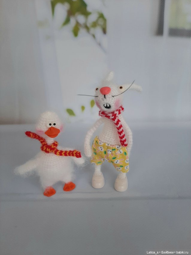 Зайцы удивляйцы — Вязаные игрушки и амигуруми: крючком (фото 9)