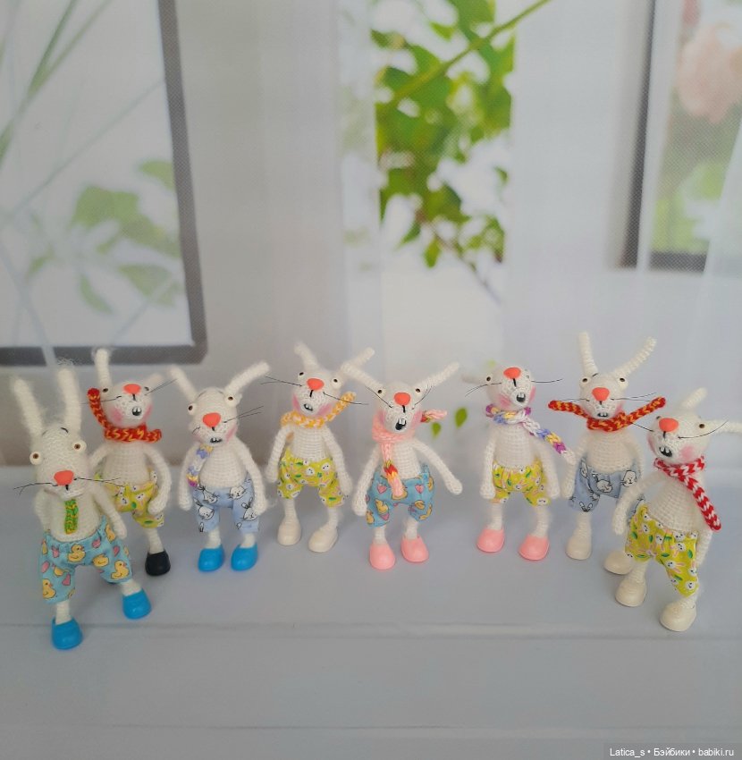 Зайцы удивляйцы — Вязаные игрушки и амигуруми: крючком (фото 4)