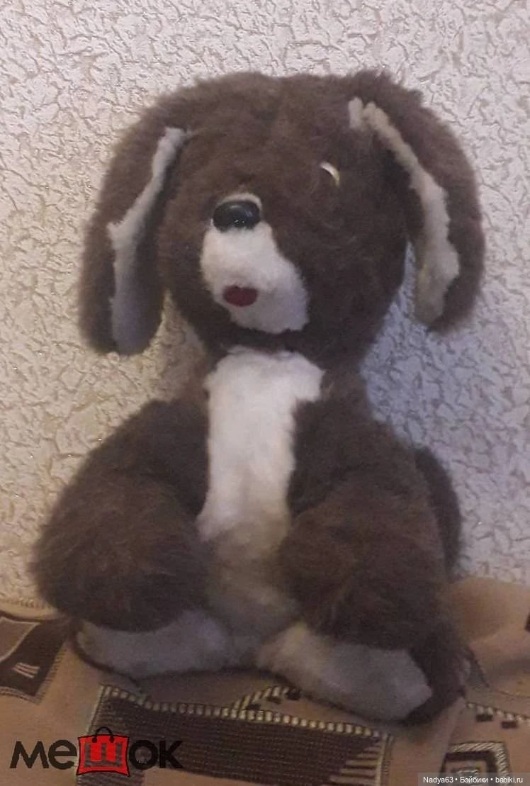Как выстирать/высушить плюшевую собаку (фото 2)