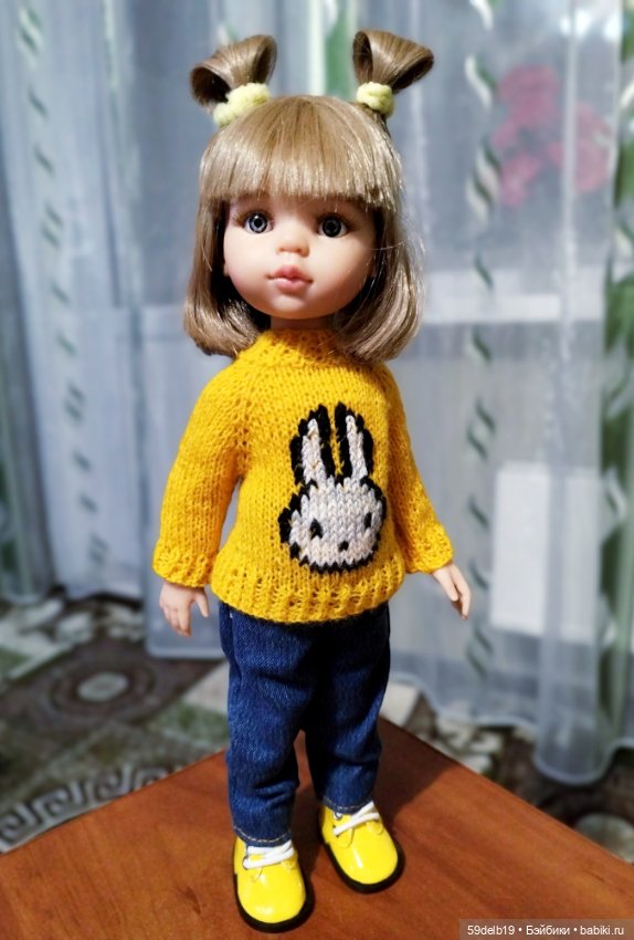 Свитерок для паолочки "Солнечный Зайка"
