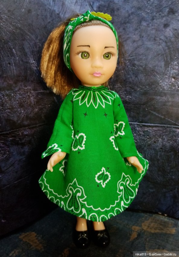 Кнопино платье — Одежда и обувь для кукол своими руками: фото (фото 3)