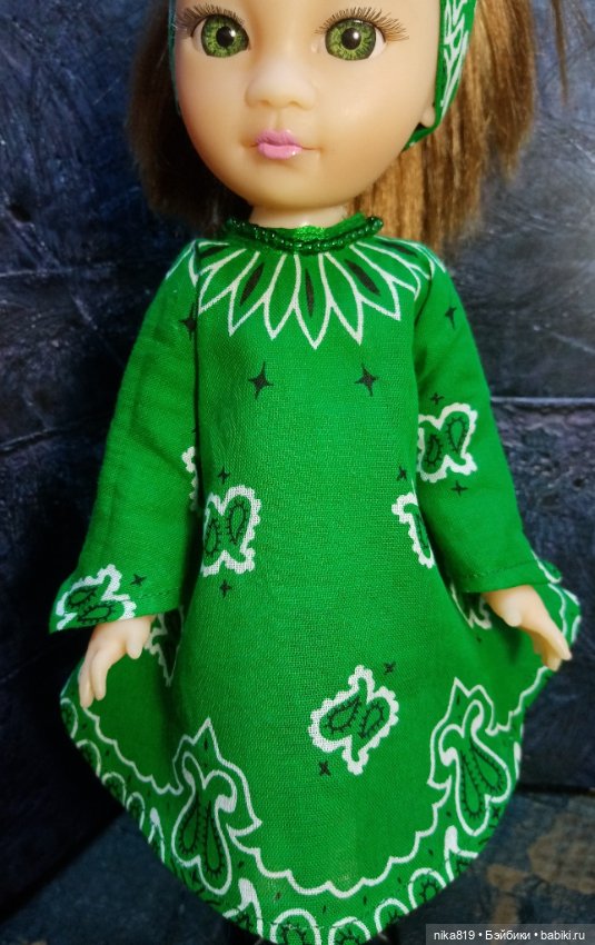 Кнопино платье — Одежда и обувь для кукол своими руками: фото (фото 5)