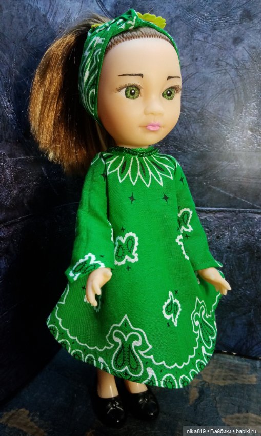 Кнопино платье — Одежда и обувь для кукол своими руками: фото (фото 2)